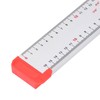 Woodworking Ruler Scribing Tool 2 In 1 Multifunctional Aluminum Alloy