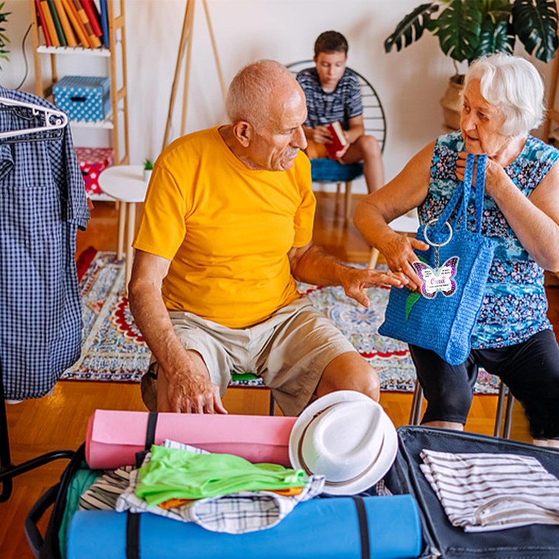 Grandma Gift - Unique Acrylic Butterfly Plaque, Best Grandma Birthday