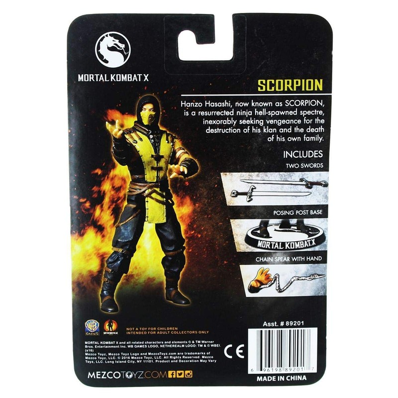 Mortal Kombat Mezco X Scorpion 4-Inch Action Figure