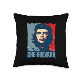 Che Guevara Shirt Rebel Cuban Shirt Guerrilla Revolution Throw Pillow