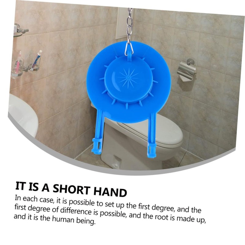 Gadpiparty 2pcs Durable PVC Toilet Flapper for Bathroom Easy Installation