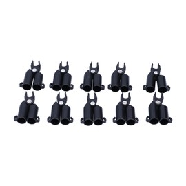10PCS A-Type Connecting Joint Fixed Clip Plant Supports Fixing Stakes Connector Garden Tool(16mm ID )