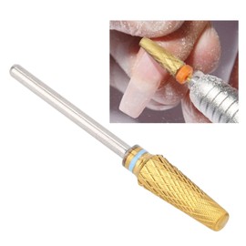 Nail Drill, 5-in-1 Multifunctional Replacement Tungsten Steel Nail File Bits Manicure Pedicure Nail Polishing Head for Removing Nail Gel