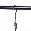 Kitchen Storage Hanging Pot Holder Pan Hanger Shelf Cookware 9-Hooks