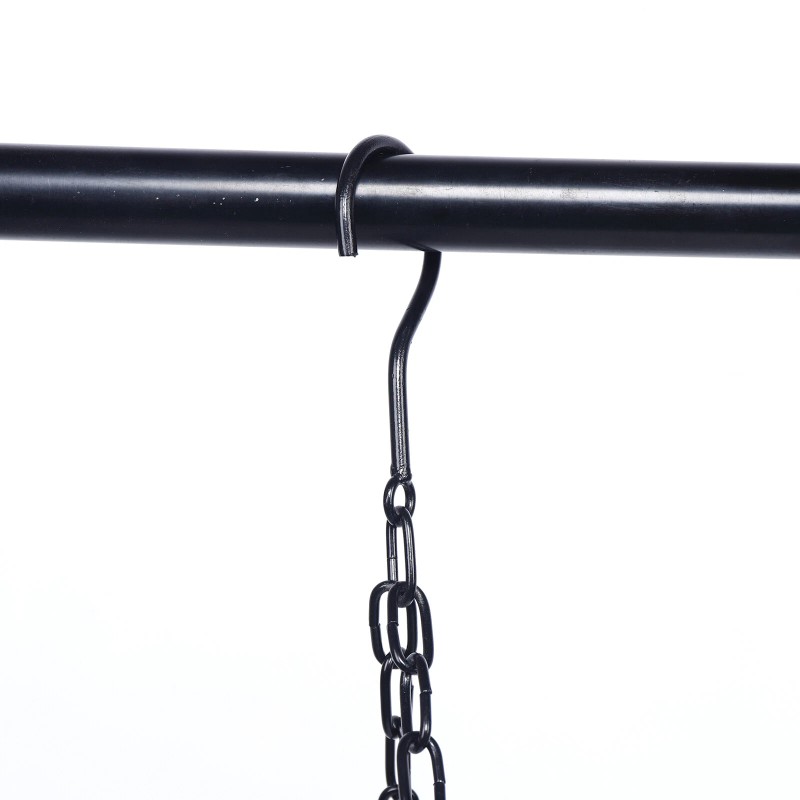 Kitchen Storage Hanging Pot Holder Pan Hanger Shelf Cookware 9-Hooks