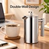 350mL Double-Wall 304 Stainless Steel French Press Coffee Maker with