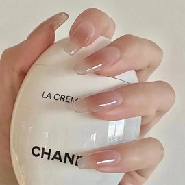 BHIDENAW Nail Tips, 24 Pieces, Nail Tips, Short, Autumn, Winter, Popular, Japanese Style, Cute, Simple, Stylish, Coming of Age Ceremonies, School Entrance Ceremonies, Graduation Ceremonies, Weddings,