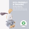 CUDDLE CORNER Bunny Stuffed Animal Organic Cotton Baby Plush Toys,
