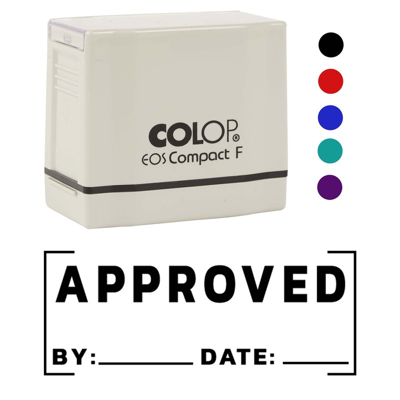 Printtoo Approved Self Inking Rubber Stamp Pre-Inked Office Stamp- Home