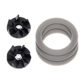 Replacement for Hamilton Beach Blender Blade 2Pcs Motor Drive Coupling Gear Clutch, with 3Pcs Rubber Sealing Gasket O-ring, Compatible with Hamilton Beach Blender