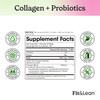 Fit & Lean Collagen + Probiotics- Grass-fed Collagen Peptide Powder,