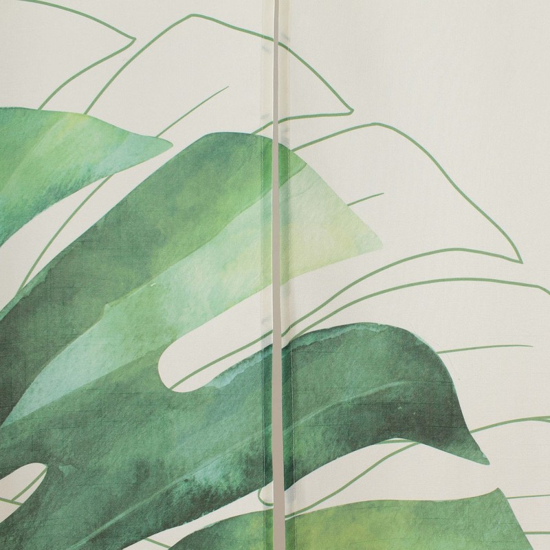 narumikk Noren MALAMA Monstera Hawaiian Western Style Tropical Tropical Leaf