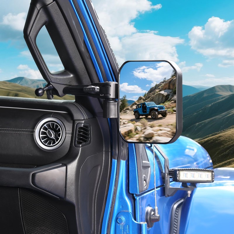 Wrangler mirrors door off Compatible with Wrangler JL JLU &