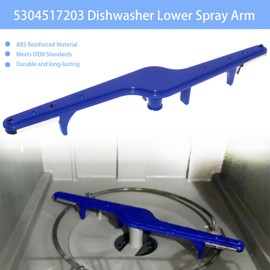 1545680 5304517203 Dishwasher Lower Spray Arm Compatible with Frigidaire Kenmore Replacement Parts EAP12585623 1545680 154250801 154568002 154414101 4840174 154250901 530450652 1542508