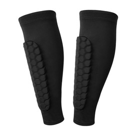 TUISKU Shin Guards Socks Futsal Black (M)