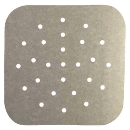 Non-Stick Air Fryer Liners - Hassle-Free Cooking with Easy Cleanup - Pack of 50 Sheets for Perfect Crisp Results - Square 20cm