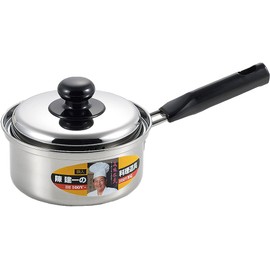 Tamahashi CK-063 "Kenichi Chen" Induction Compatible Stainless Steel Single Handpot 5.5 inches (14 cm)