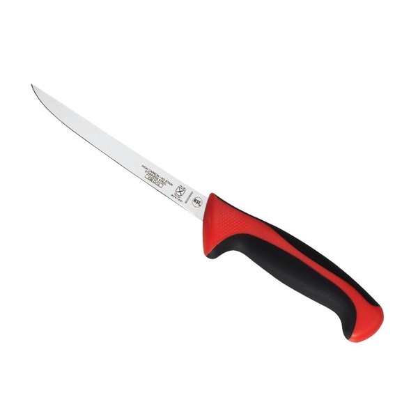 Mercer Culinary M22206RD Millennia Narrow Boning Knife, Red, 6-Inch