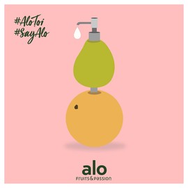 Fruits & Passion [ALO] - Grapefruit Guava Shower Gel Body Wash (2-Pack), Moisturizing Coconut Oil Formula Natural Vegan, Cruelty-Free Hydrating Soap for Men, Women, & Sensitive Healthy Skin (13.5 oz)