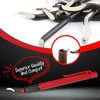 AFA Tooling Pen Deburring Tool, 11 M2 HSS Blades, Red