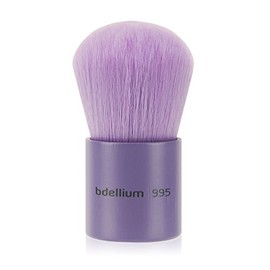 Bdellium Tools Professional Makeup Brush - Purple Bambu Series 995 Kabuki - With Soft Synthetic Fibers, For Full Coverage Application (Purple, 1pc)