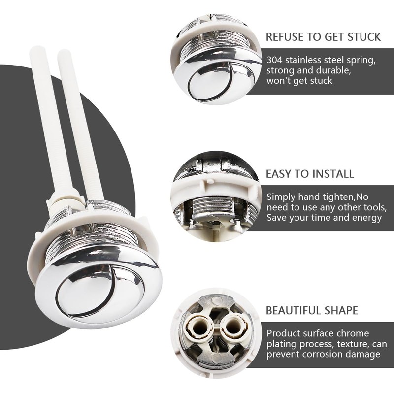 ZJIVQO Double Flush Toilet Button Toilet Push Button Toilet Flush