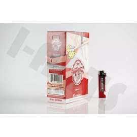 Full Box Twisted H 15 Foil Pouch 4 Wraps Per Pouch Sweet With Patriot Lighter