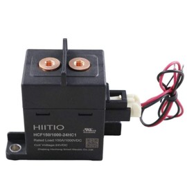 HIITIO High Voltage DC Relays Contactors Ceramic, 150A 450Vdc-1000Vdc High Voltage DC Relay Contactors, ESS, EV Charging, EV/HEV, PV/Solar Power, Wind Power, UL Listed