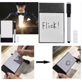 Unbranded Magic Trick Flick Pad "Draw It, It Appears" Instant Change Gimmick T15