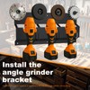 HOSASSPER Angle Grinder Holder Wall Mount,Tool Storage Rack for Angle