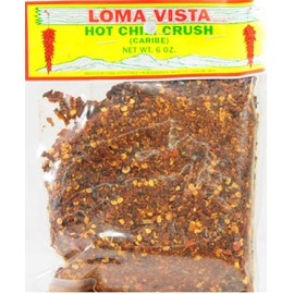 Loma Vista New Mexico Hot Red Chili Crush (Caribe), 6 Ounces