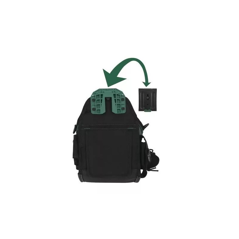 Masterforce 11" 25 Pocket Master Electrician Pouch w/ Clip Hub