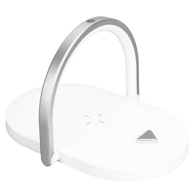 15W Wireless Charging Night Light White Mini Charging Lamp for