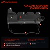 A-Premium Right Engine Valve Cover with Gasket and Bolts