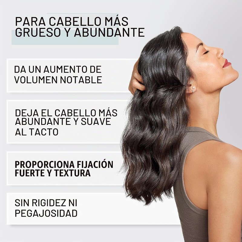 Nioxin Gel para engrosar el cabello 3D, fuerte sujeción y