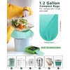 Trash Bags Small 1.2 Gallon AYOTEE, Garbage Bags for Home