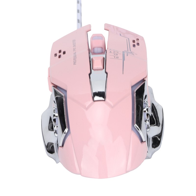 Wired Mouse 6‑Button USB Port Gaming Luminous Ergonomic Optical Computer