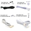 Flexible Extendable Cables for AIBOO LED Under Cabinet Lighting Kit