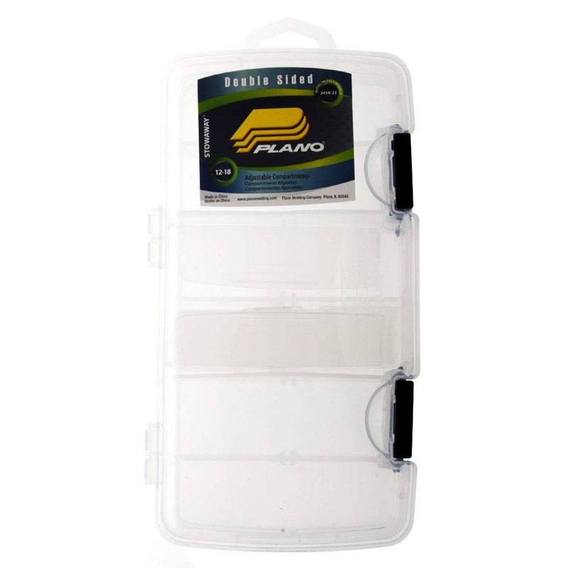 PLANO Double-Sided StowAway Medium 3400,Double Sided Tackle Box, Fishing Equipment