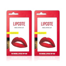 Lipcote Original Lipstick Sealer 7ml - For Longer Lasting Lipstick, 2 Pack