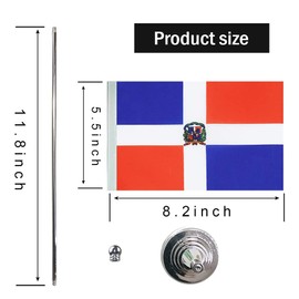 Dominica Flag Dominican Table Desk Small Mini Flags Decorations