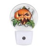 Uanvaha Scary Pumpkin Plug in Night Light Fall Harvest Funny