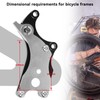 Disc Brake Adapter, Bicycle Disc Brake Aluminium Alloy Bicycle Disc