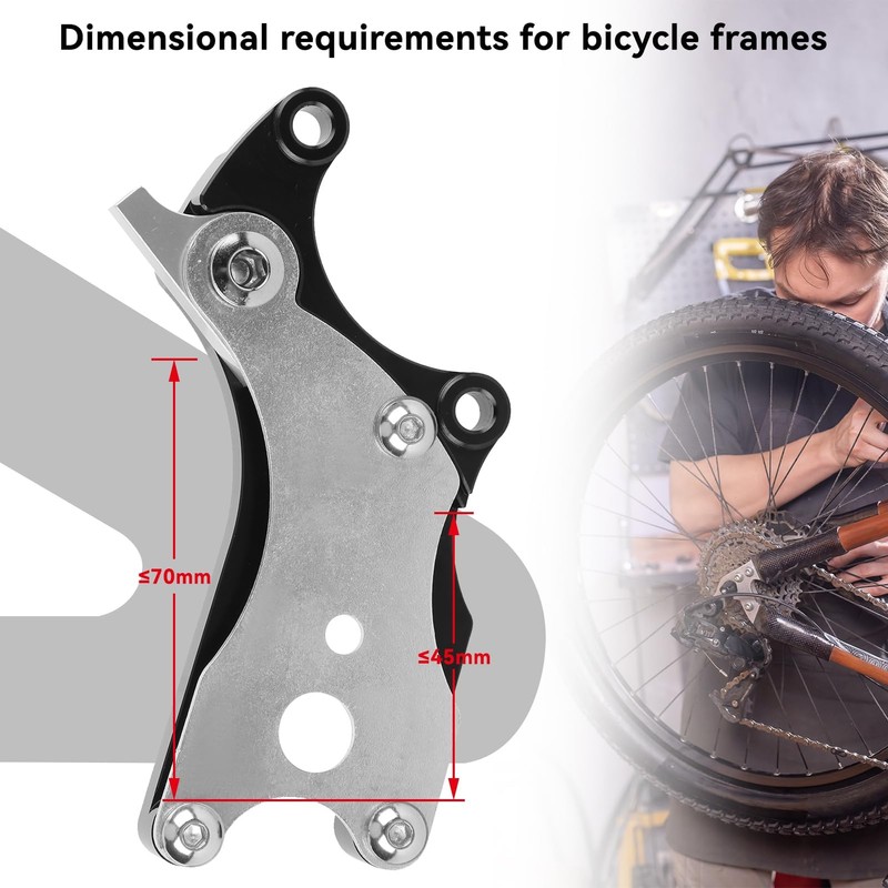 Disc Brake Adapter, Bicycle Disc Brake Aluminium Alloy Bicycle Disc