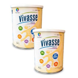 Vivasse Natural Fórmula polimérica, para todas las edades. Lata 400gr. - Pack 2