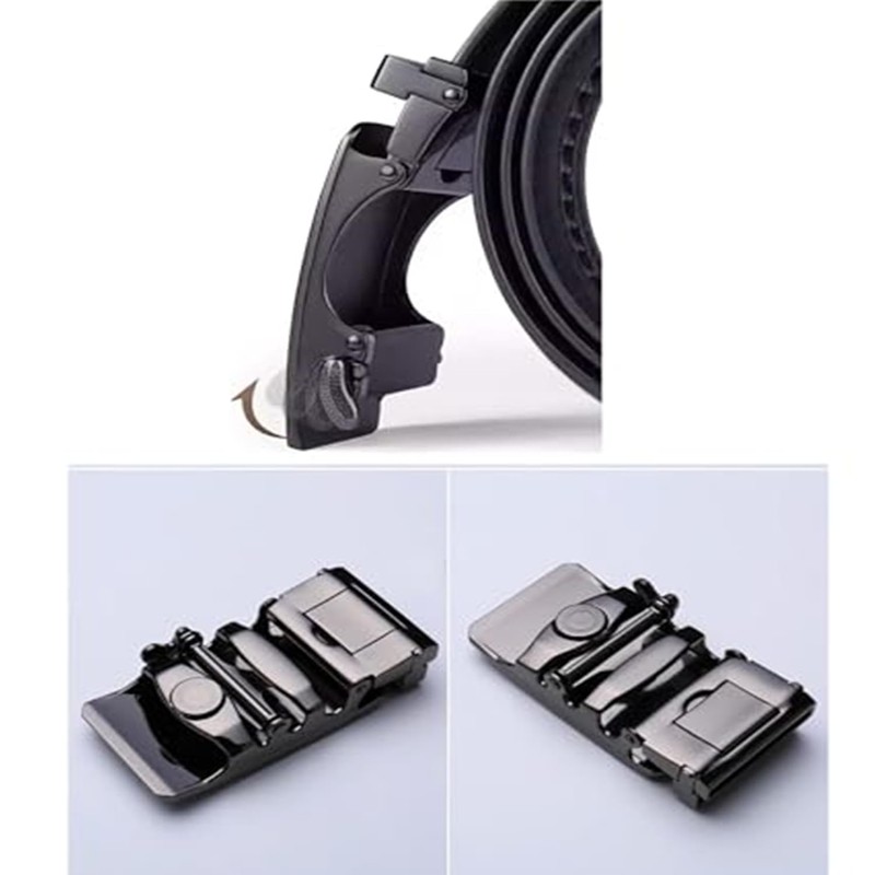 Glamexx24 Men's Belt, Eagle Pattern Belt, Wide 35 mm Automatic