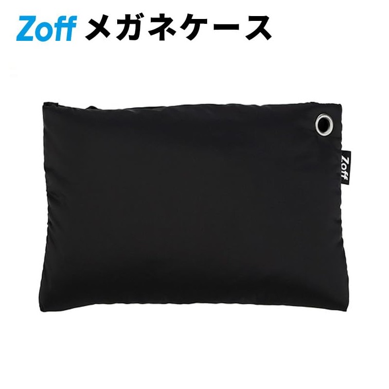 Zoff Glasses Case, Sunglasses Case, Black, Padding, Unisex, Pouch, Stylish,