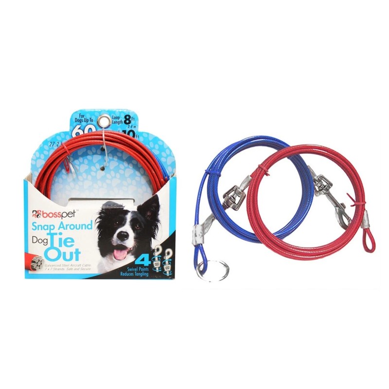 MPP Snap Around 2 Piece Dog Tree Tie Out Tether