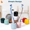 Urbanstrive Ceramic Toothbrush Holders for Bathrooms, Sleek Tooth Brush Holder