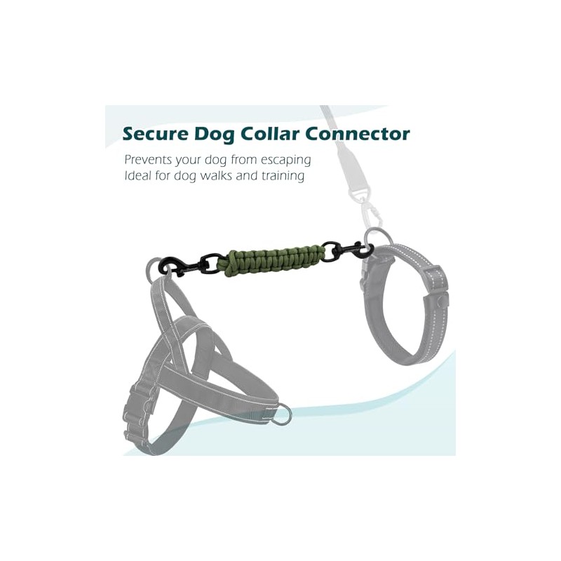 PetBonus Clip de Seguridad para Collar de Perro, Correa de